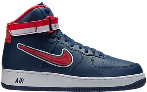 Nike Air Force 1 High Sport NBA Midnight Navy University Red Midnight Navy/University Red-White (AV3938-400)