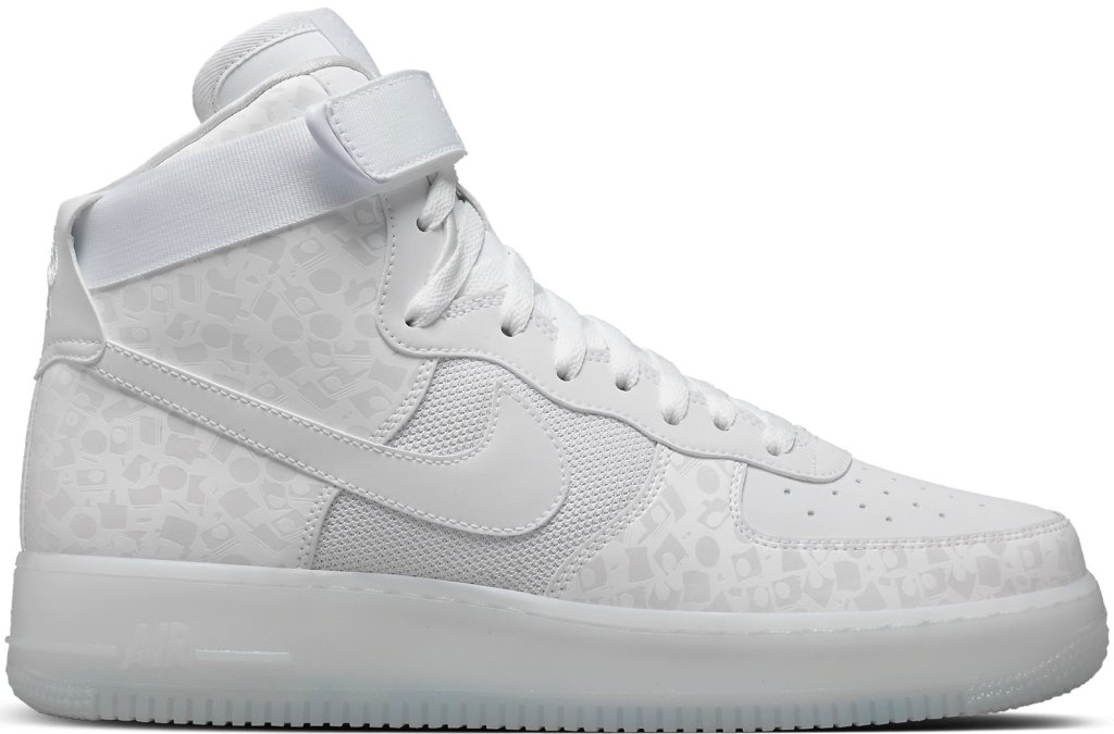 Nike Air Force 1 High Stash (AF100) White/White-White (AO9296-100)