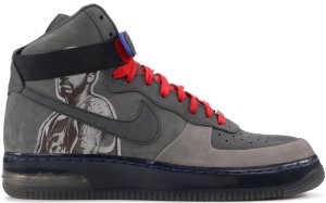 Nike  Air Force 1 High Supreme Rasheed Wallace (New Six) Flint Grey/Anthracite-Varsity Red (315096-001)