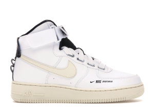 Nike  Air Force 1 High Utility White Light Cream (W) White/Light Cream-Black-White (AJ7311-100)