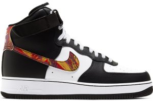 Nike Air Force 1 High Vintage Mosaic Swoosh White/Black-Pistachio Frost-Multi-Color (CU4736-100)