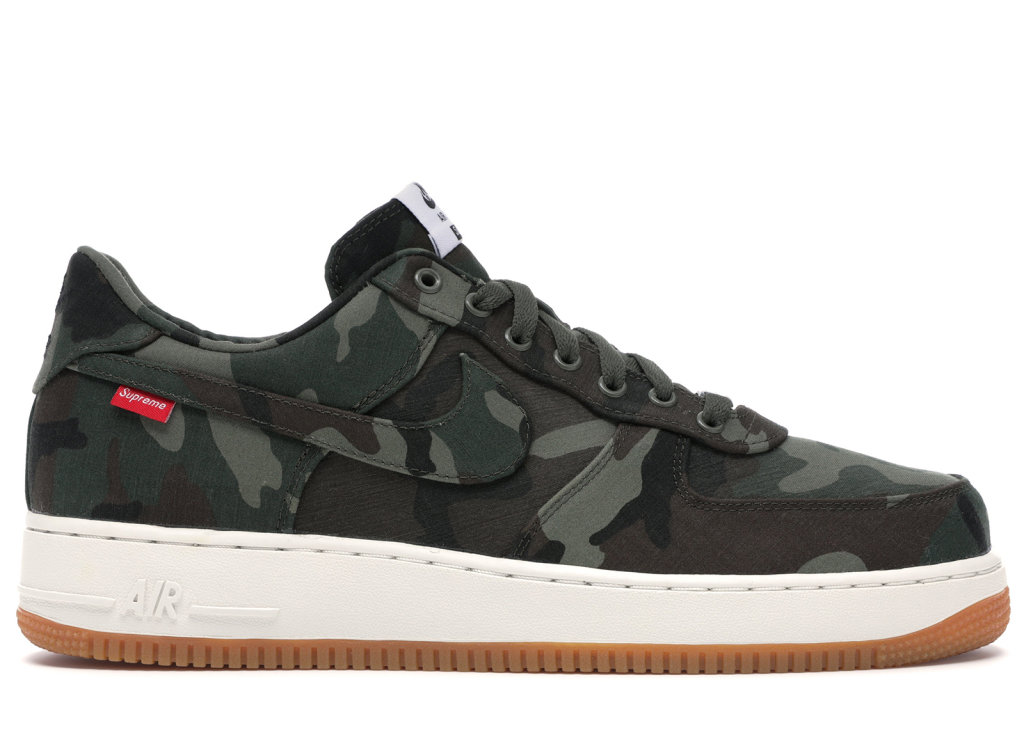 Nike Air Force 1 Low Supreme Camouflage Cargo Khaki/Baroque Brown-Blk (573488-330)
