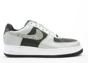 Nike Air Force 1 Low 3M Snake Black/Black-Silver (624040-001)