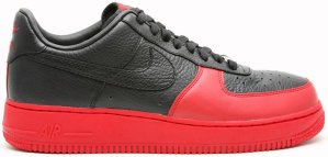 Nike Air Force 1 Low Jordan 12 Flu Game Black/Black-Varsity Red (318274-001)