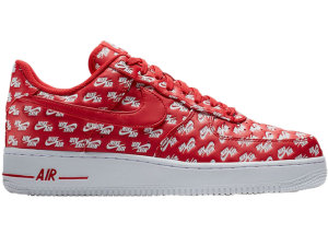 Nike Air Force 1 Low All Over Logo Red University Red/University Red-White (AH8462-600)