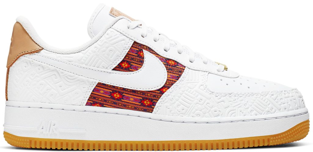 Nike Air Force 1 Low Aztec White/Multi-Color-Vachetta Tan (CK6601-100)