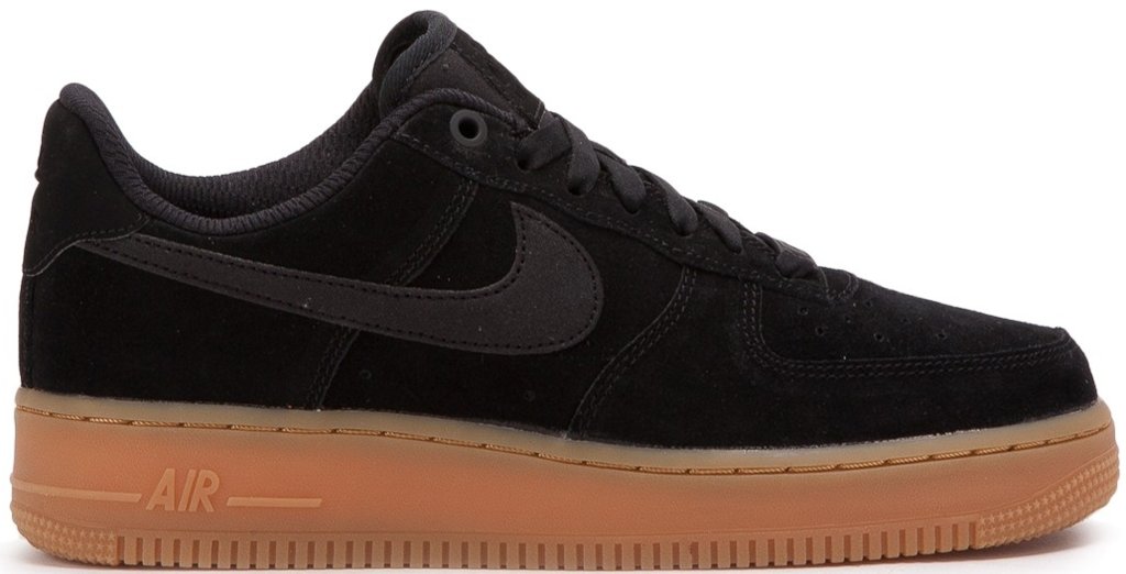Nike Air Force 1 Low Black Gum (W) Black/Black-Gum Medium Brown (AA0287-002)