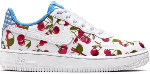 Nike Air Force 1 Low Cherries (PS) White/University Blue-Track Red-White (CJ4118-100)