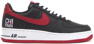 Nike Air Force 1 Low Chicago (2016) Black/Varsity Red-White (845053-001)