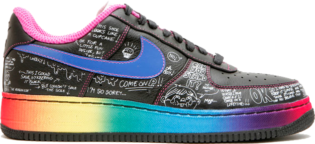 Nike Air Force 1 Low Colette x Busy P Black/Varsity Royal (318985-041)