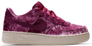 Nike Air Force 1 Low Crushed Velvet (GS) Tea Berry/Tea Berry-Bordeaux (849345-601)