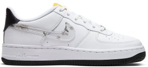 Nike Air Force 1 Low Daisy (GS) White/Speed Yellow-Pale Ivory-White (CW5859-100)