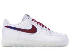 Nike Air Force 1 Low De Lo Mio White/White-Game Royal-University Red (BQ8448-100)