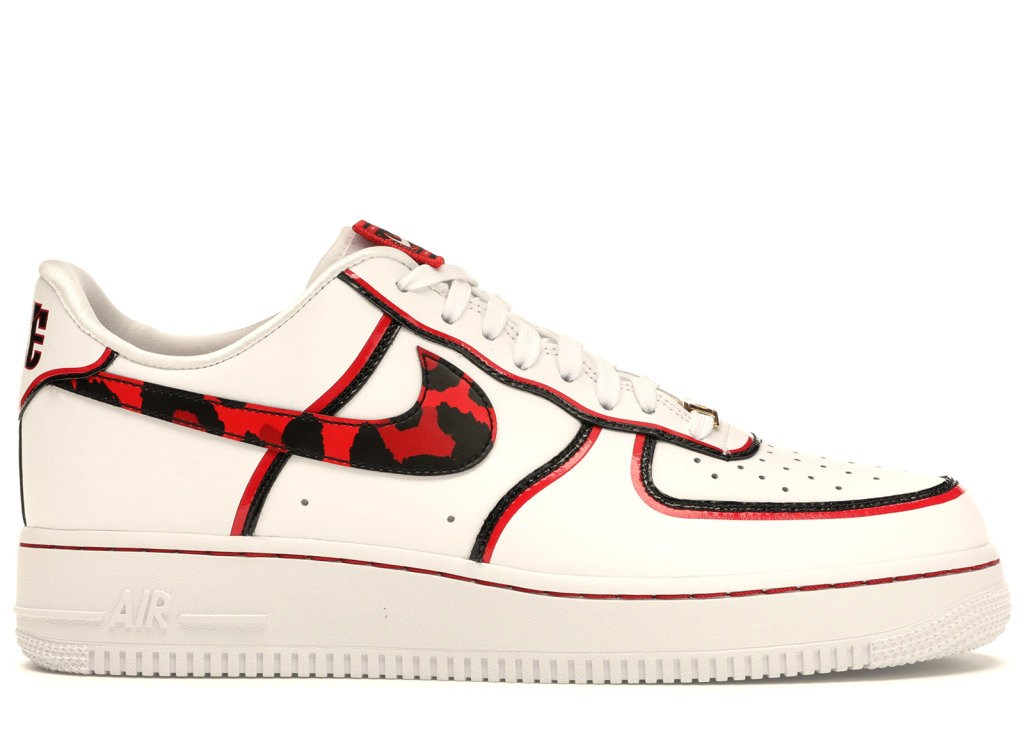 Nike Air Force 1 Low Dennis Rodman White/Black-University Red (CK6686-100)