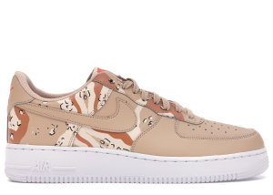 Nike Air Force 1 Low Desert Camo Bio Beige Bio Beige/Bio Beige-Orange Quartz (823511-202)