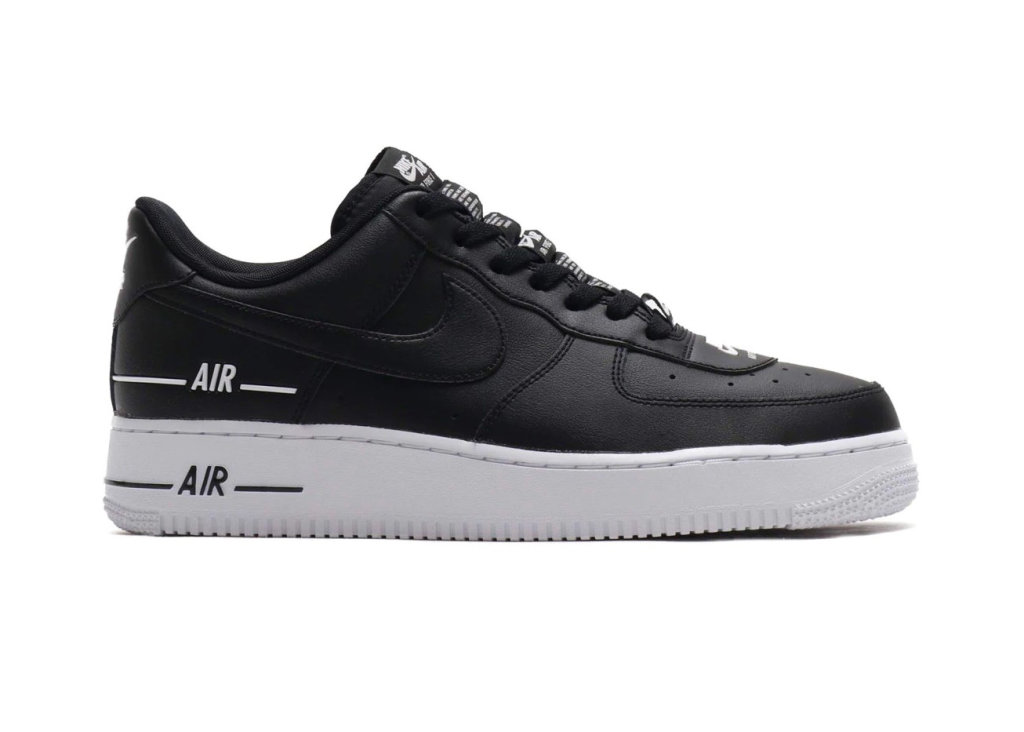 Nike Air Force 1 Low Double Air Low Black White Black/Black-White (CJ1379-001)