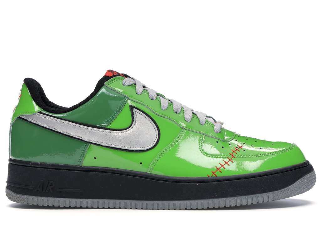 Nike Air Force 1 Low Frankenstein Green Bean/Met Silver-Grss-Black (313641-301)