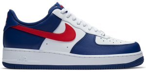 Nike Air Force 1 Low USA (2020) White/Varsity Red-Sport Royal (CZ9164-100)
