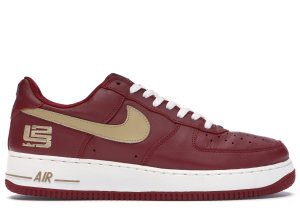 Nike Air Force 1 Low LeBron James (Cavs) Varsity Crimson/Jersey Gold-Midnight Navy (306353-671)