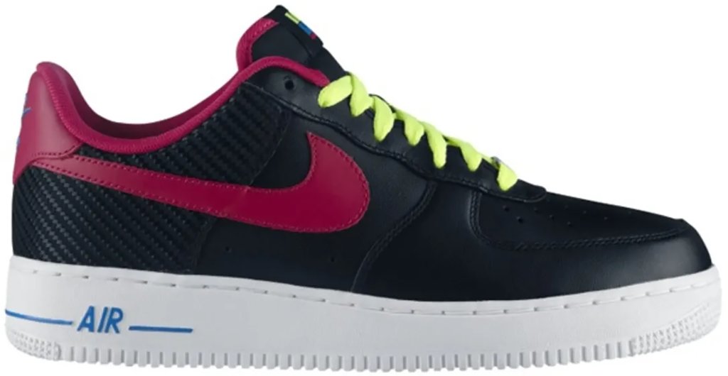 Nike Air Force 1 Low London Black/Fireberry (488298-015)