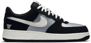 Nike Air Force 1 Low Buckets Black/Sail-Wolf Grey (820266-002)