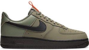 Nike Air Force 1 Low Medium Olive Medium Olive/Black-Starfish (BQ4326-200)