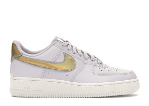 Nike Air Force 1 Low Metallic Platinum Metallic Gold (W) Metallic Platinum/Metallic Gold (AR0642-001)