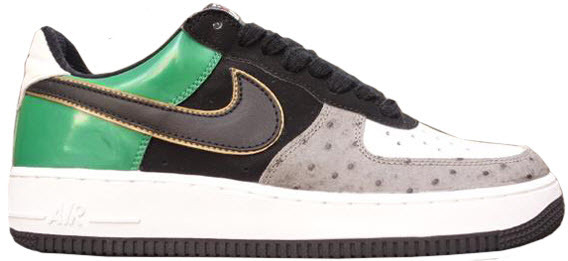Nike Air Force 1 Low Mita (2004) Black/Black-White-Forest (307334-001)