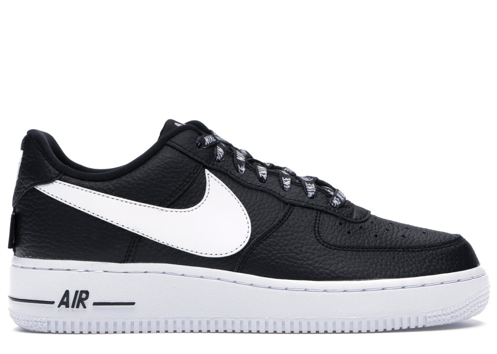 Nike Air Force 1 Low NBA Black White Black/White (823511-007)