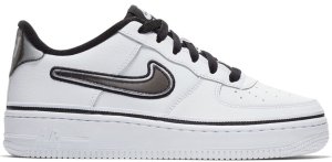 Nike Air Force 1 Low NBA White Black (GS) White/White-Black (AR0734-100)