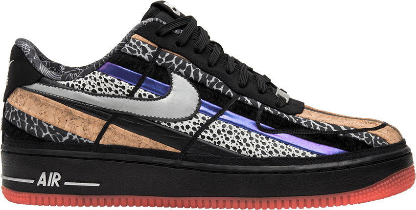Nike Air Force 1 Low NOLA Gumbo League “Crescent City” Black/Atomic Red (573974-003)