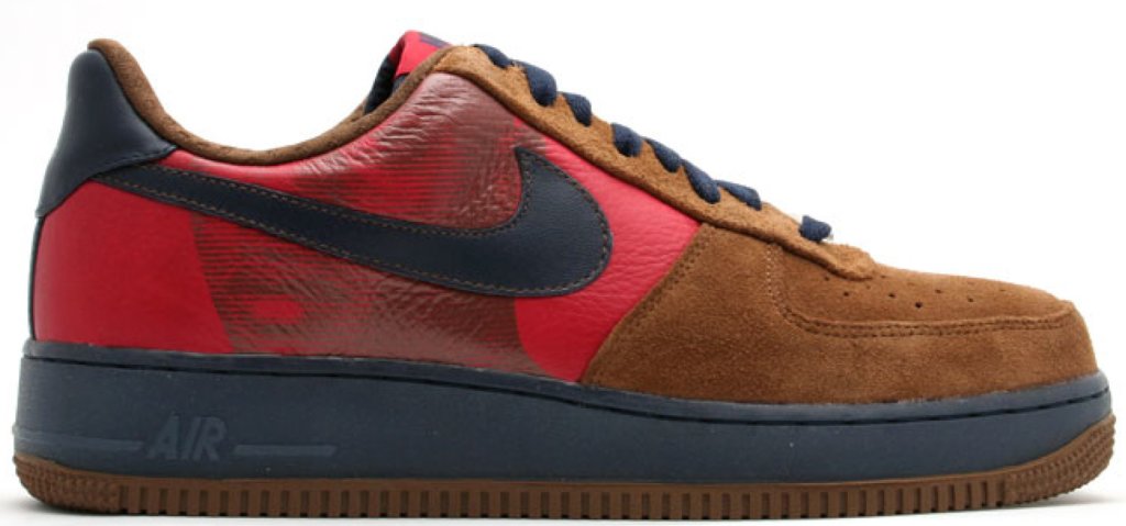 Nike Air Force 1 Low New Six Vince Carter Dark Khaki/Obsidian-Varsity Red (315181-241)
