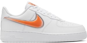 Nike Air Force 1 Low Oversized Swoosh White Orange Peel White/Orange Peel (AO2441-102)