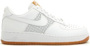 Nike Air Force 1 Low Perforated Sidepanels White Gum White/White-Gum Medium Brown (315122-992)