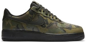 Nike Air Force 1 Low Reflective Woodland Camo Medium Olive/Black (718152-203)