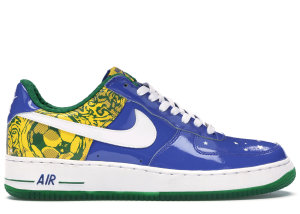 Nike Air Force 1 Low Ronaldinho Varsity Royal/White-Varsity Maize-Pine Green (313983-411)