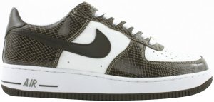 Nike Air Force 1 Low Snakeskin Baroque Brown White/Baroque Brown-Khaki (309096-121)