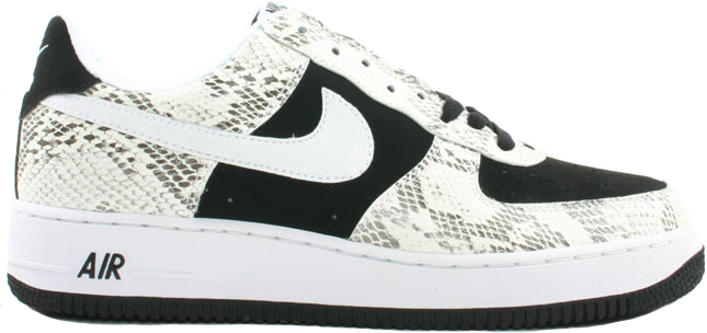 Nike Air Force 1 Low Snakeskin Cocoa Black/White (312945-011)