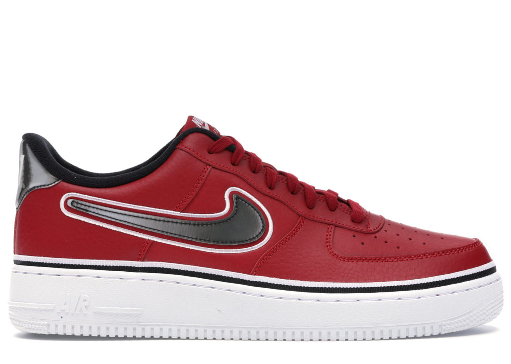 Nike Air Force 1 Low Sport NBA Varsity Red Varsity Red/Black-White (AJ7748-600)