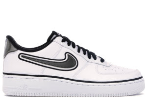 Nike Air Force 1 Low Sport NBA White Black White/Black-White (AJ7748-100)