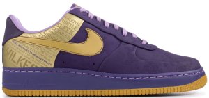 Nike Air Force 1 Low Supreme Jamaal Wilkes Quasar Purple/Metallic Gold-Orchid (315088-571)