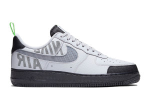 Nike Air Force 1 Low Under Construction Grey Vast Grey/Gunsmoke-Black-Electric Green (BQ4421-001)