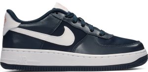 Nike Air Force 1 Low Valentines Day 2019 Obsidian (GS) Obsidian/White-Bleached Coral (BQ6980-400)