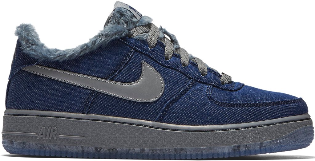 Nike Air Force 1 Low Werewolf (GS) Denim/Wolf Grey-Ice Blue (AJ4234-400)