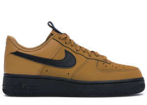 Nike Air Force 1 Low Wheat Black Wheat/Midnight Navy-Black (BQ4326-700)