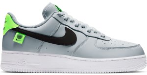 Nike  Air Force 1 Low Worldwide Pure Platinum Pure Platinum/Black-Green Strike-White (CK7648-002)