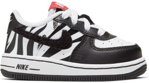 Nike Air Force 1 Low Zebra (TD) White/Black (CU4691-100)
