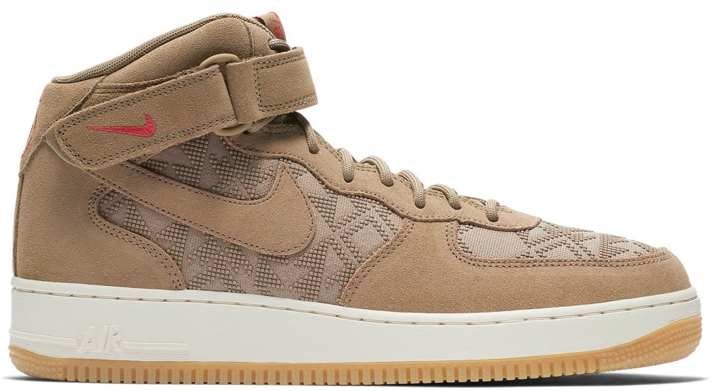 Nike Air Force 1 Mid N7 Canteen/Canteen-University Red (AT6167-200)