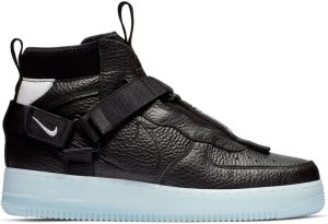 Nike Air Force 1 Mid Utility Black Half Blue Black/Half Blue-White (AQ9758-001)