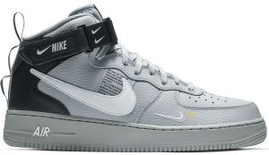 Nike  Air Force 1 Mid Utility Wolf Grey Black Wolf Grey/White-Black (804609-006)